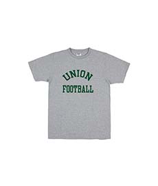 Crew Neck T-Shirt Union Football Heather Grey