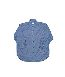 Chambray Work Shirt Blue