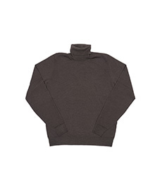 Roll Neck Pullover Brown