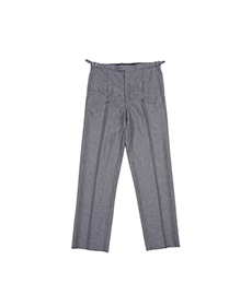 207 Single Pleat Trousers Medium Grey Flannel