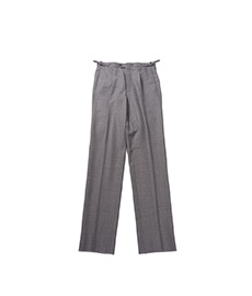 207 Single Pleat Trousers Grey Wool
