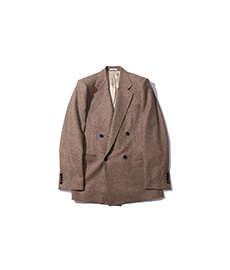 Double Breasted Jacket Brown