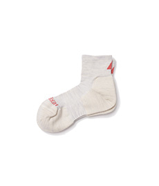 Fluffy Wool Socks White (Short)