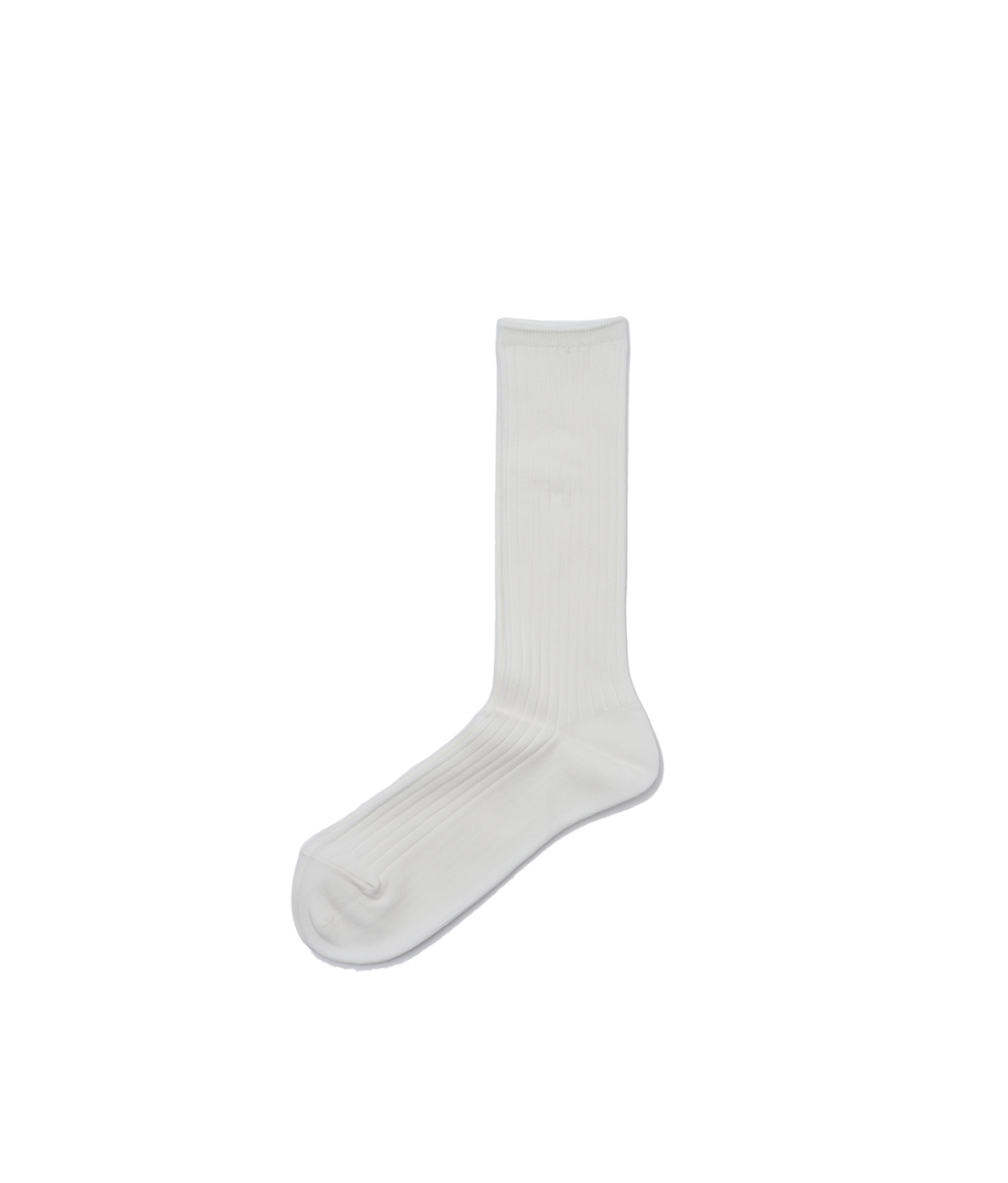 Ribbed Socks Off White