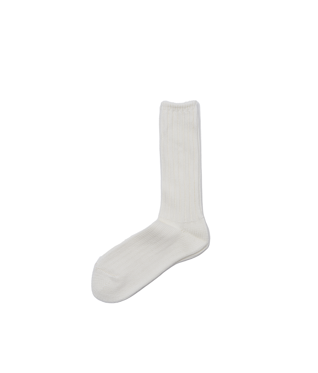 Ribbed Socks Low Gauge Off White