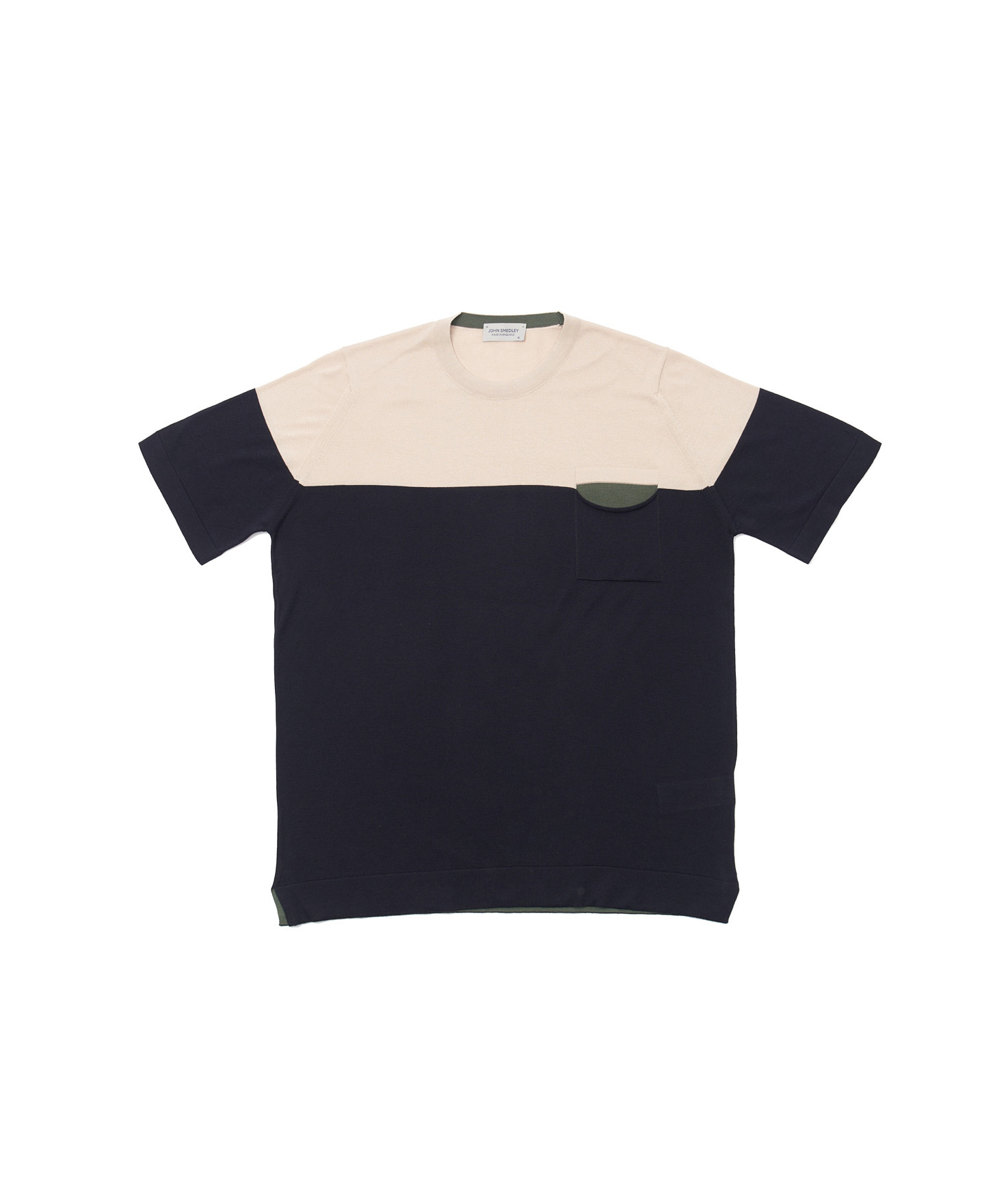Reynolds T-Shirt Navy/Almond/Palm