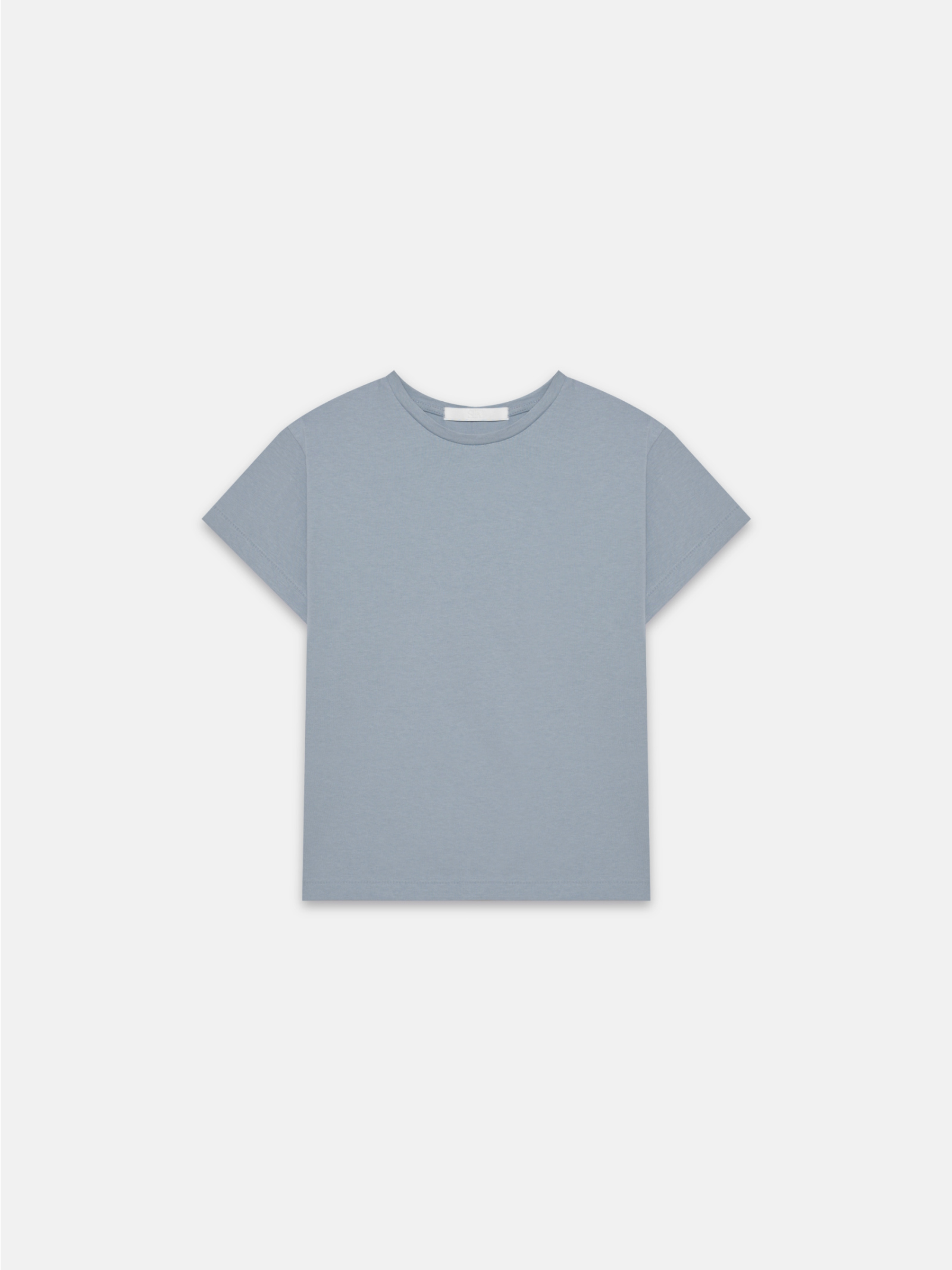 반팔 티셔츠 라벤더 색상 이미지-S1L42
