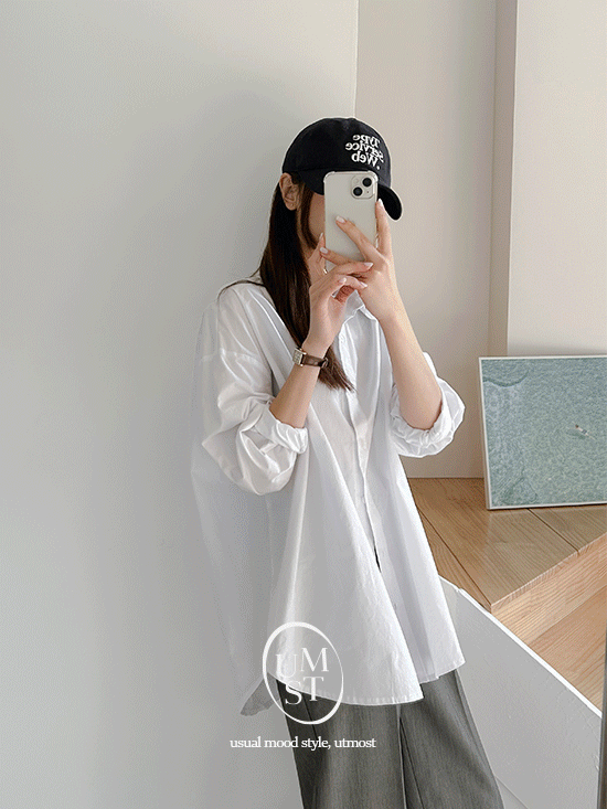 [40% 봄시즌오프/오늘출발] UTMOST 모어 베이직 셔츠 - 7 Color (오버핏)