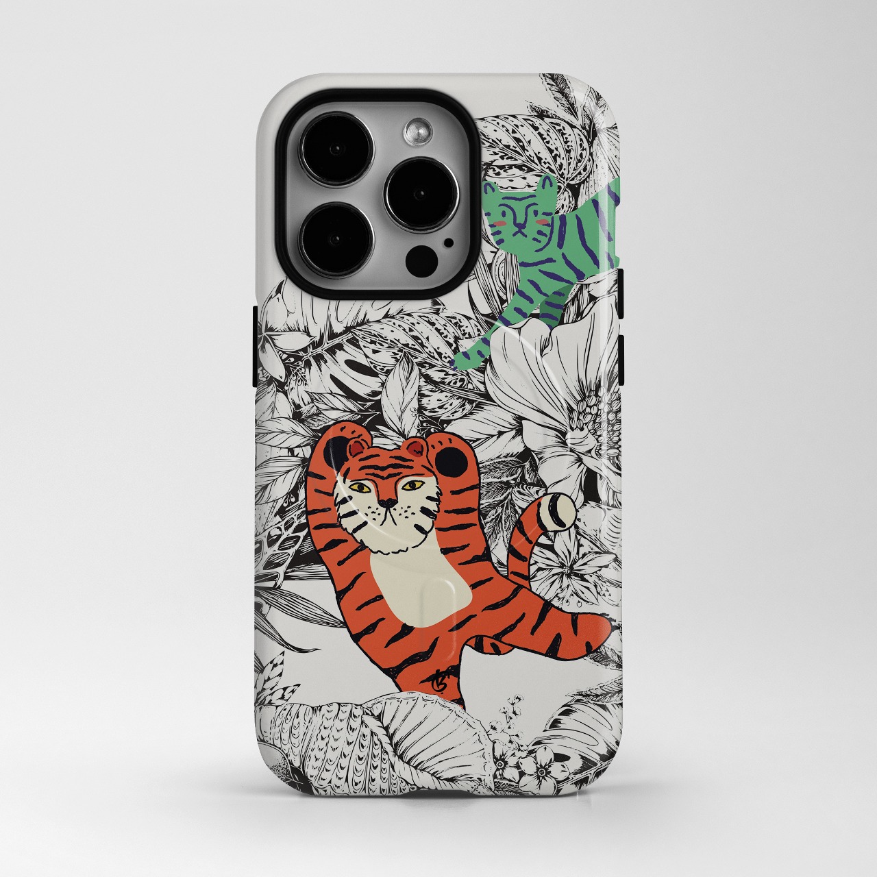 [맥세이프 범퍼하드]  Funny Tiger&#039;s garden Adventures
