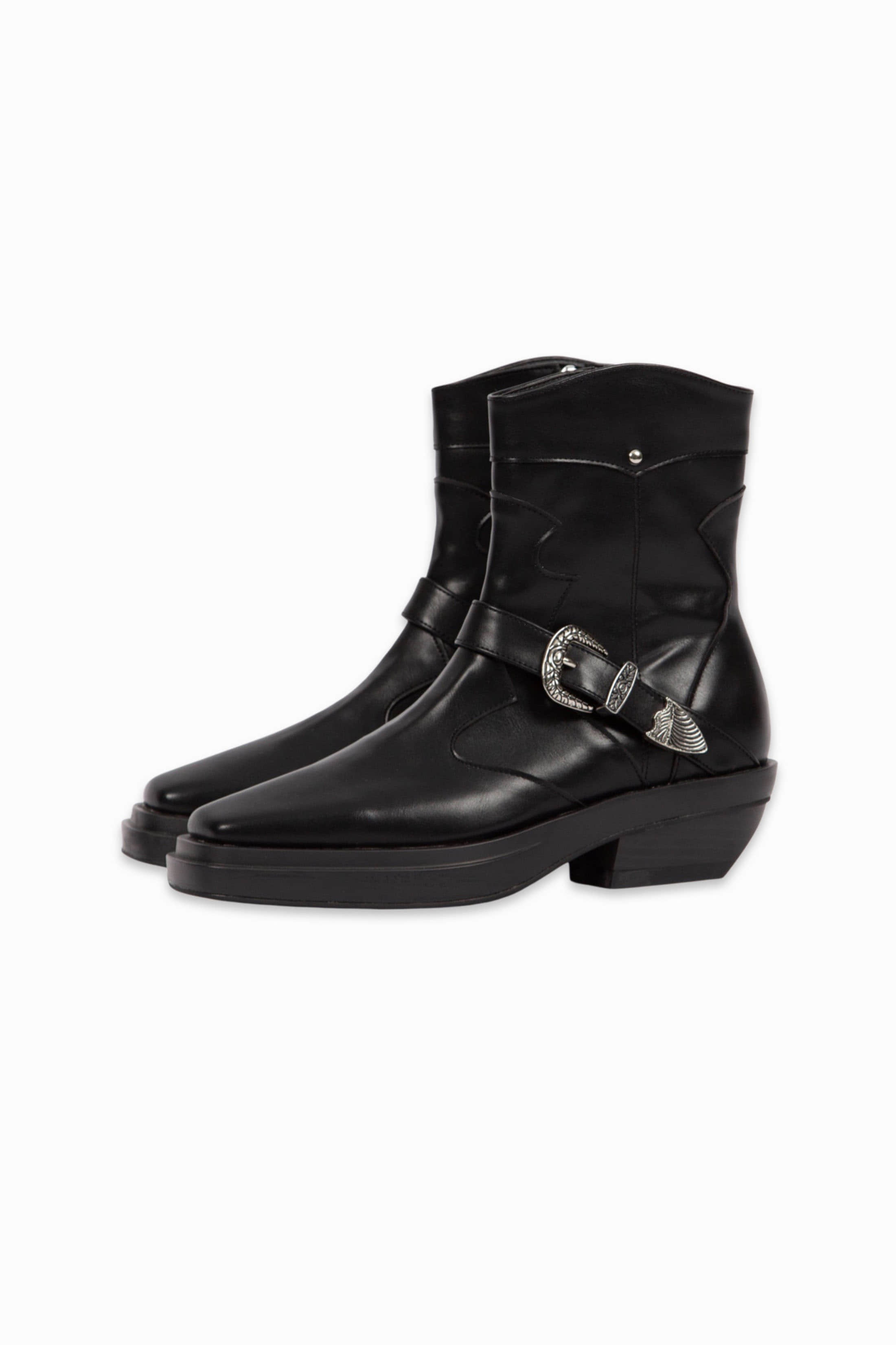 BELTED ANKLE BOOTS