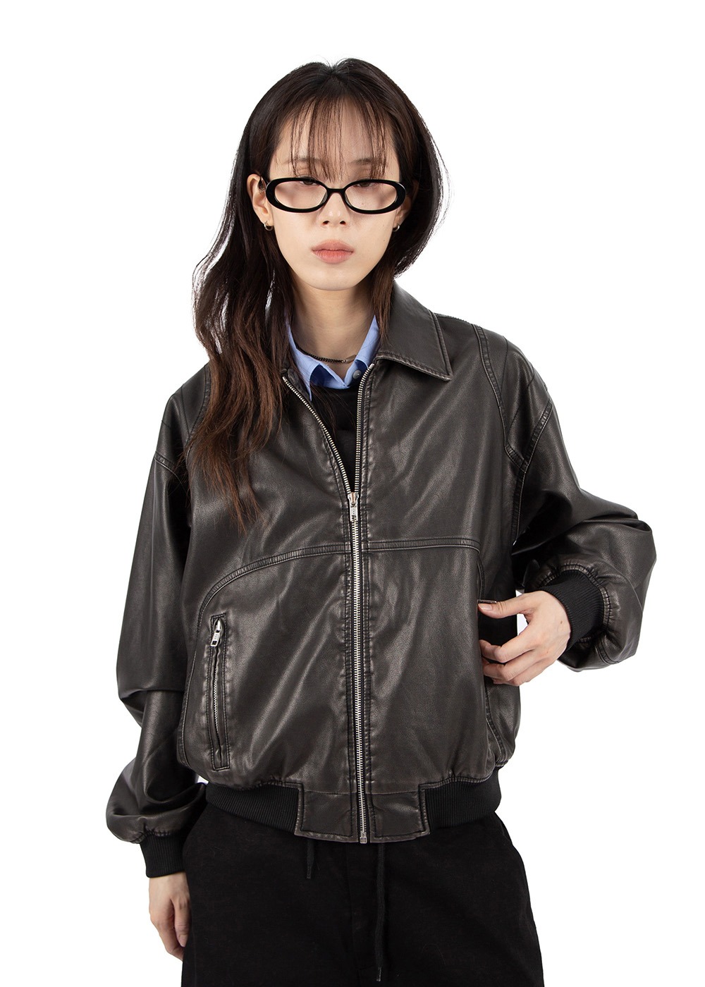 POTER WASHED LEATHER BLOUSON **1주 소요**