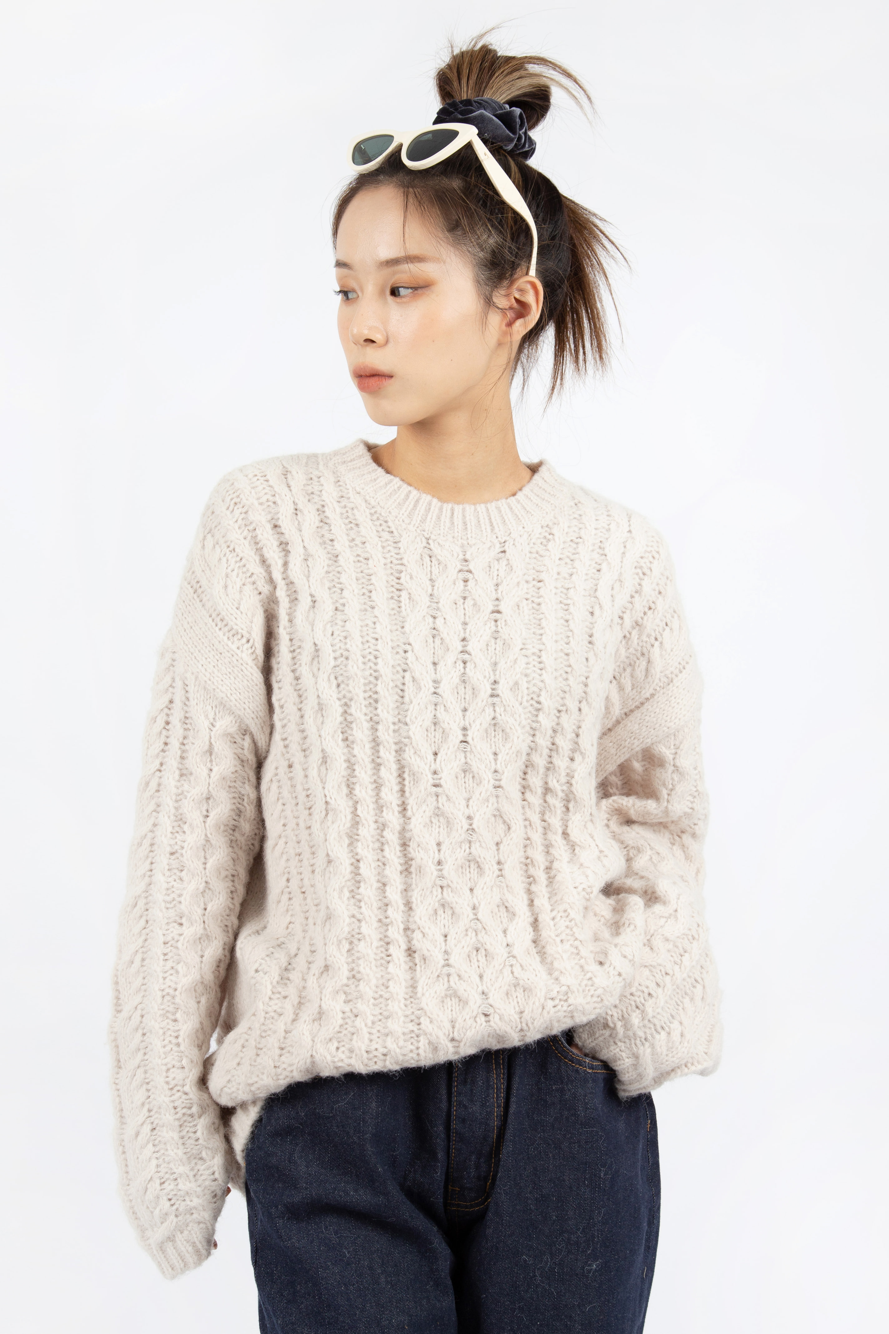 SOFT TOUCH CABLE SWEATER