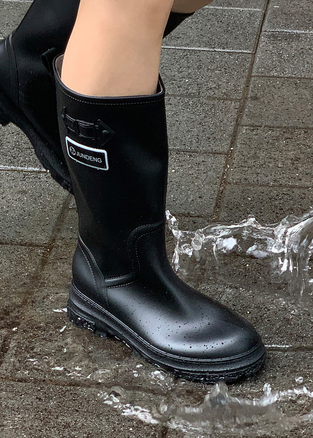 PATCHED RAIN BOOTS