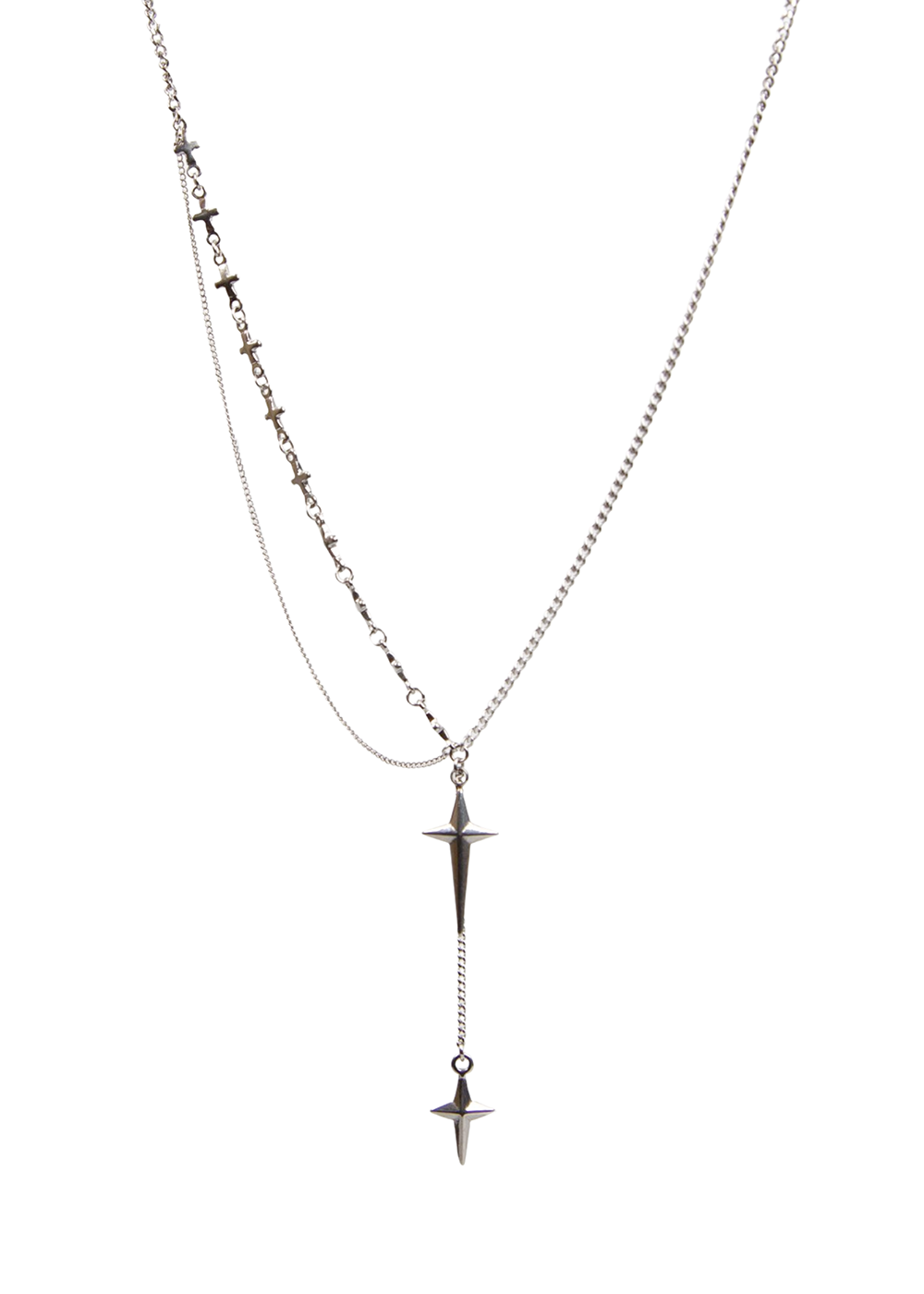 CROSS LAYERED NECKLACE