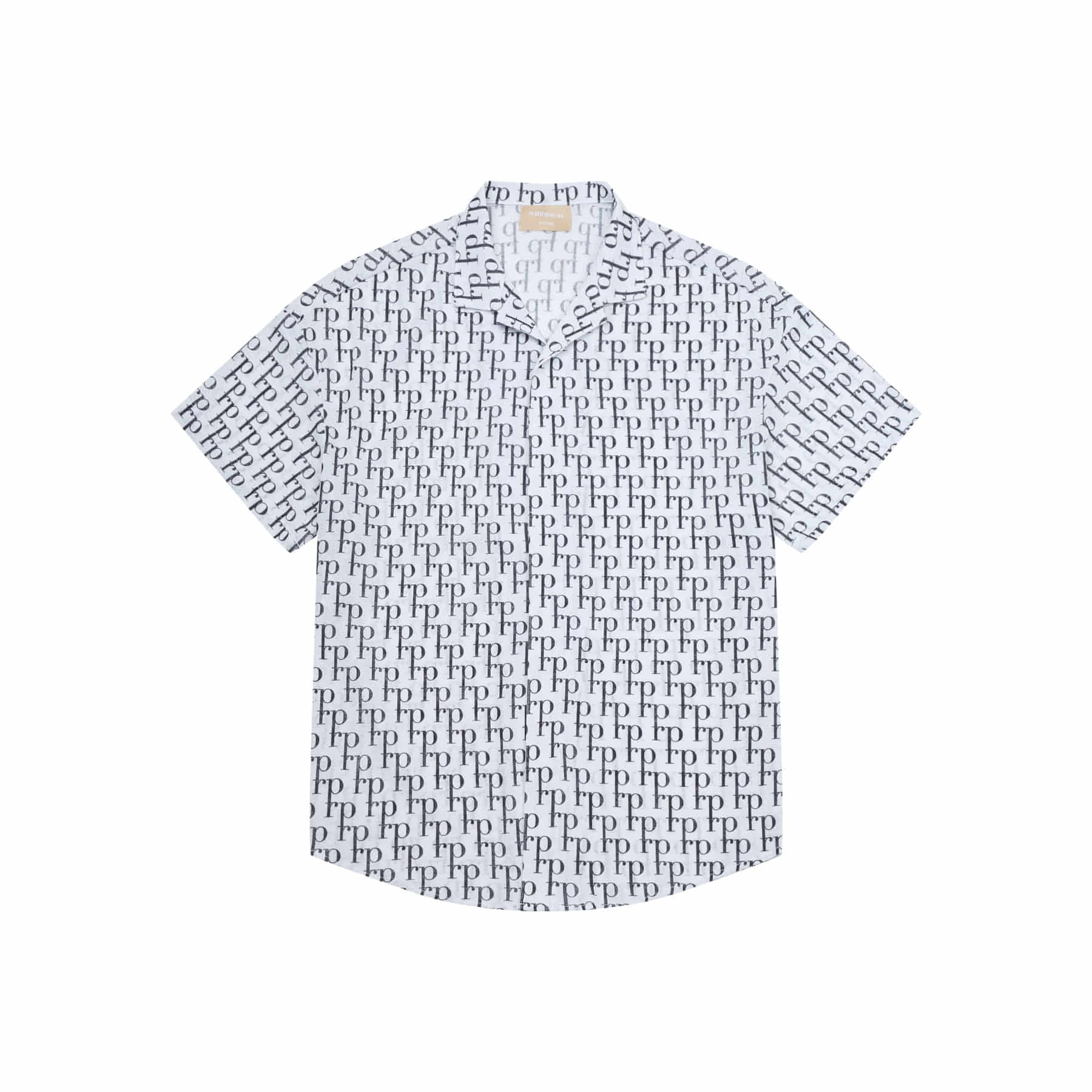 restinpieces patterned SHIRT [WHITE]