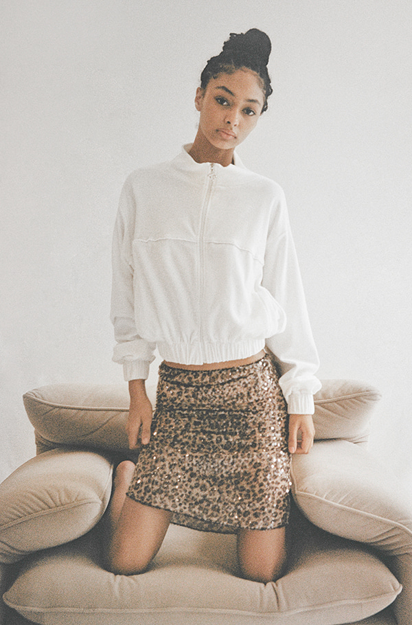 velvet track zip-up - theVirgins