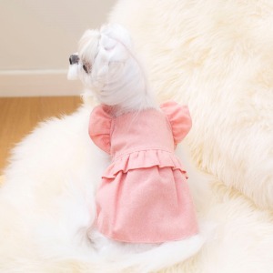 [오파프] Wool Dress (Pink)