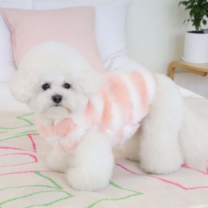 [에덴숑] Hoody fur vest(후디 퍼 베스트) - pink