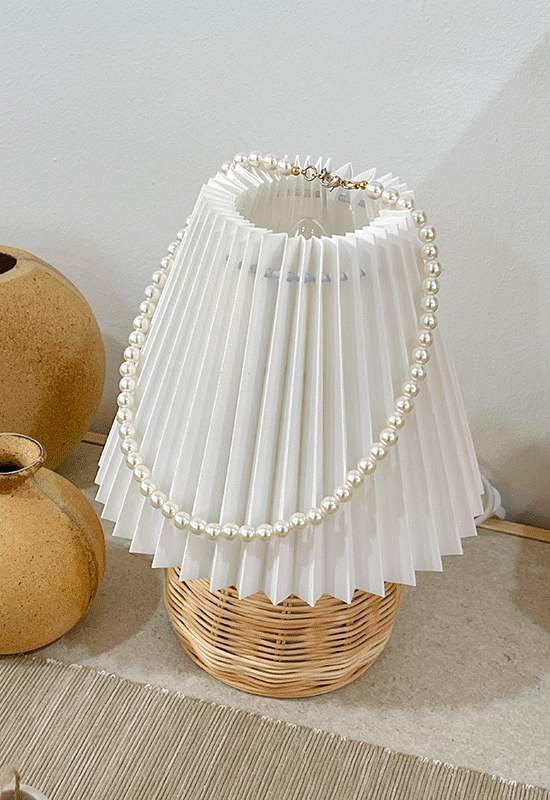 낸시 pearl necklace (1color)