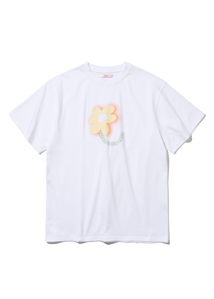 Flower Gradation T-shirt [WHITE]Flower Gradation T-shirt [WHITE]자체브랜드