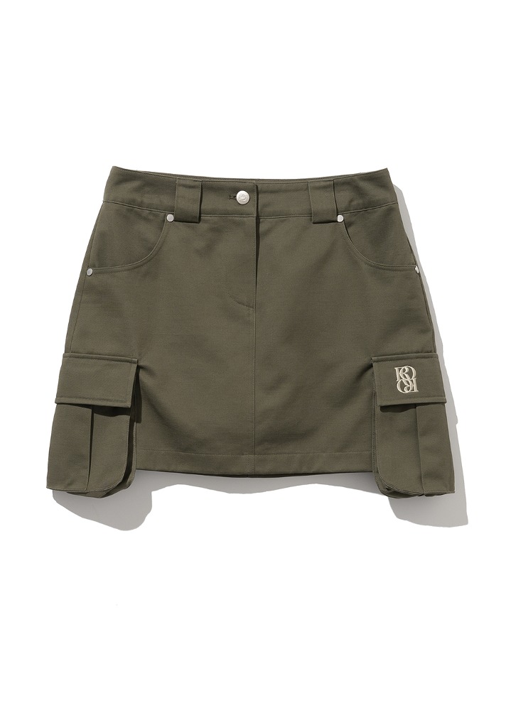 Cargo Mini Skirt Pants [KHAKI]Cargo Mini Skirt Pants [KHAKI]로씨로씨