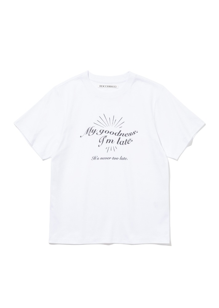 My goodness Tight fit T-shirt [WHITE]My goodness Tight fit T-shirt [WHITE]로씨로씨