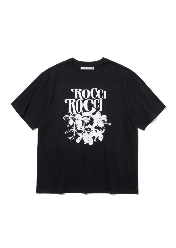 Vacance Flower T-shirt [BLACK]Vacance Flower T-shirt [BLACK]로씨로씨
