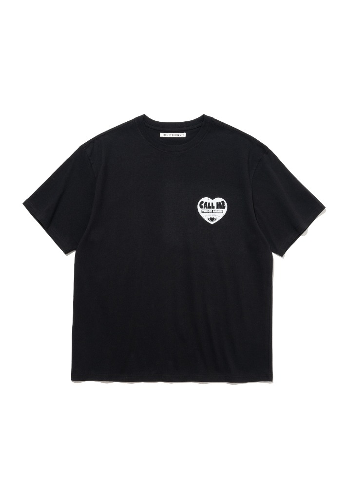 Small Heart T-shirt [BLACK]Small Heart T-shirt [BLACK]로씨로씨