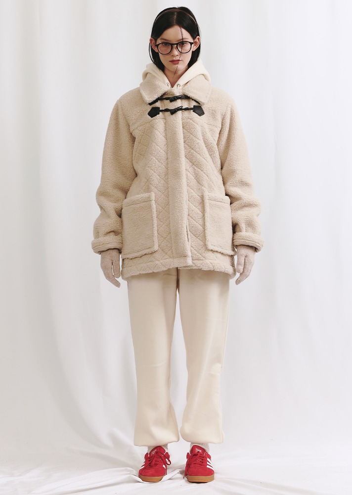 Teddy Bear Quilting Coat [CREAM]Teddy Bear Quilting Coat [CREAM]로씨로씨