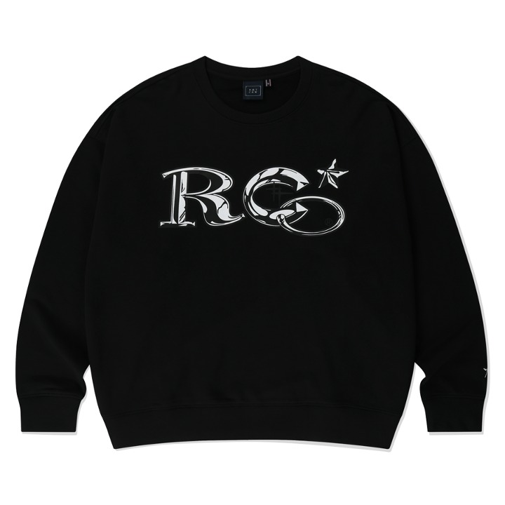 ROMANTIC CROWN ♥ Balloon Font Logo Crewneck /追跡付 ROMANTIC CROWNのBalloon Font Logo Crewneck 全2色 ROMANTIC