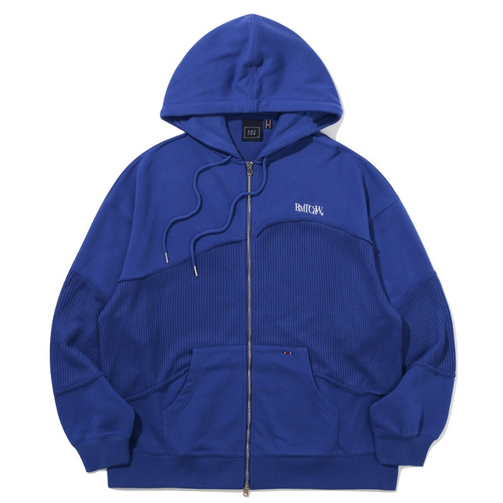 ROMANTIC CROWN ♥ TWO TONE HEAVY KNIT ZIP UP /追跡付 ROMANTIC CROWN ♥ TWO TONE HEAVY KNIT ZIP UP /追跡付