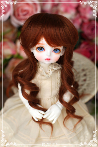Girlish curl wig (New HRF - Brick red)