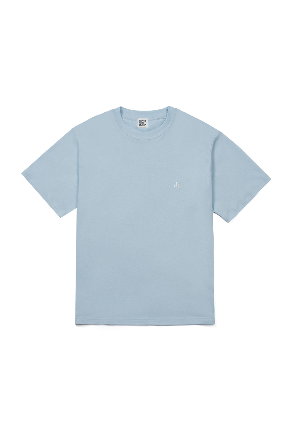 반팔 티셔츠 라벤더 색상 이미지-S19L11