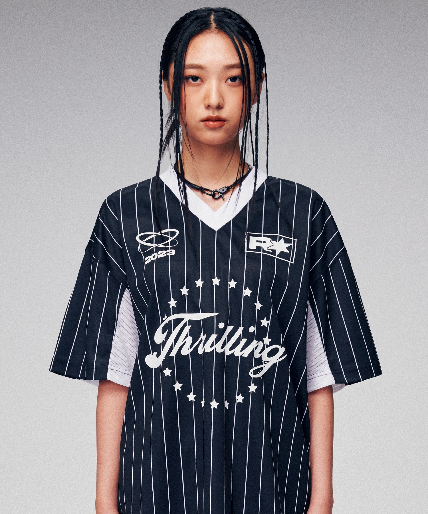 MOTOR CYCLE JERSEY H/S TOP [BLACK]