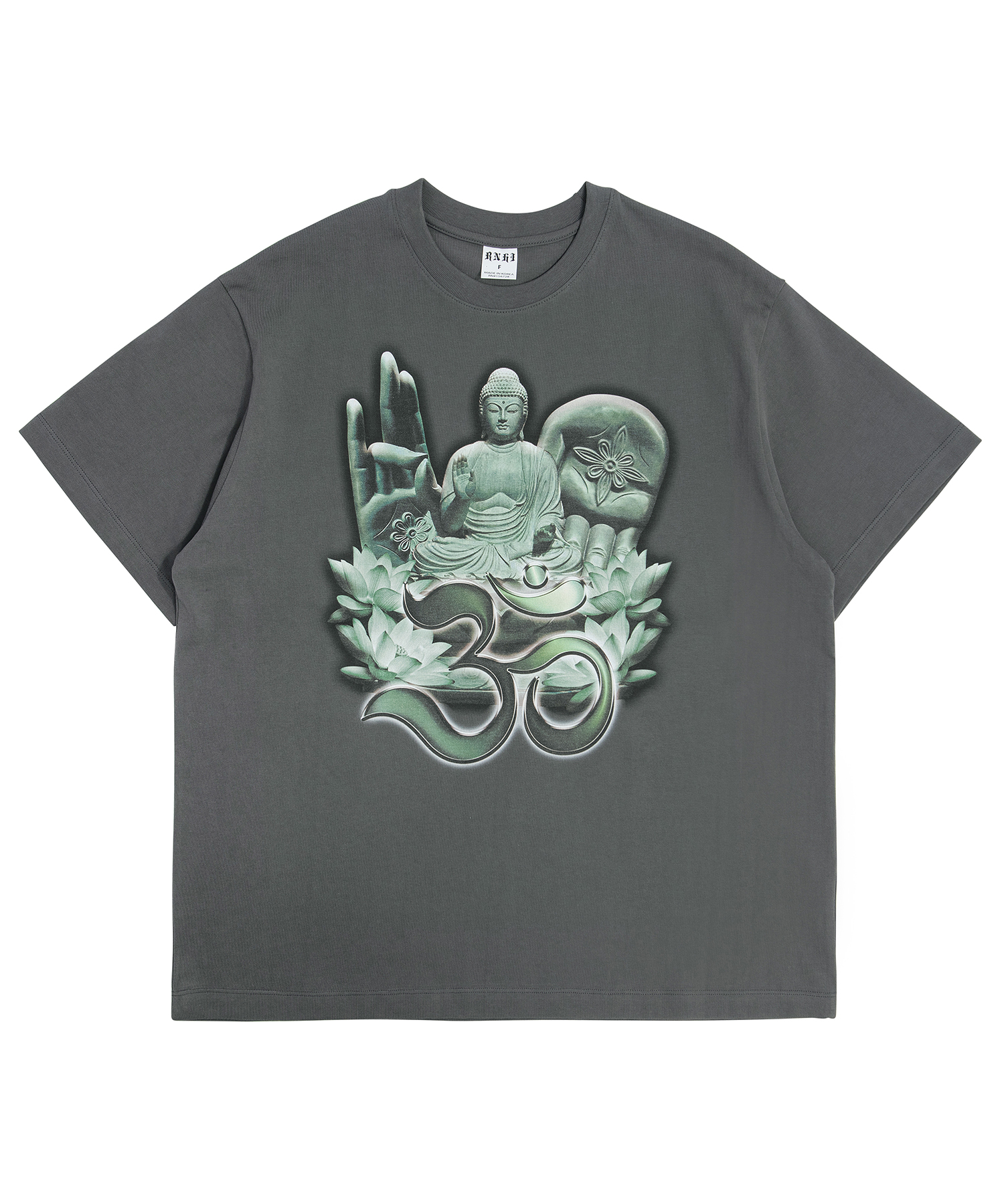 ORIENTAL TOUCH H/S TEE [CHARCOAL]