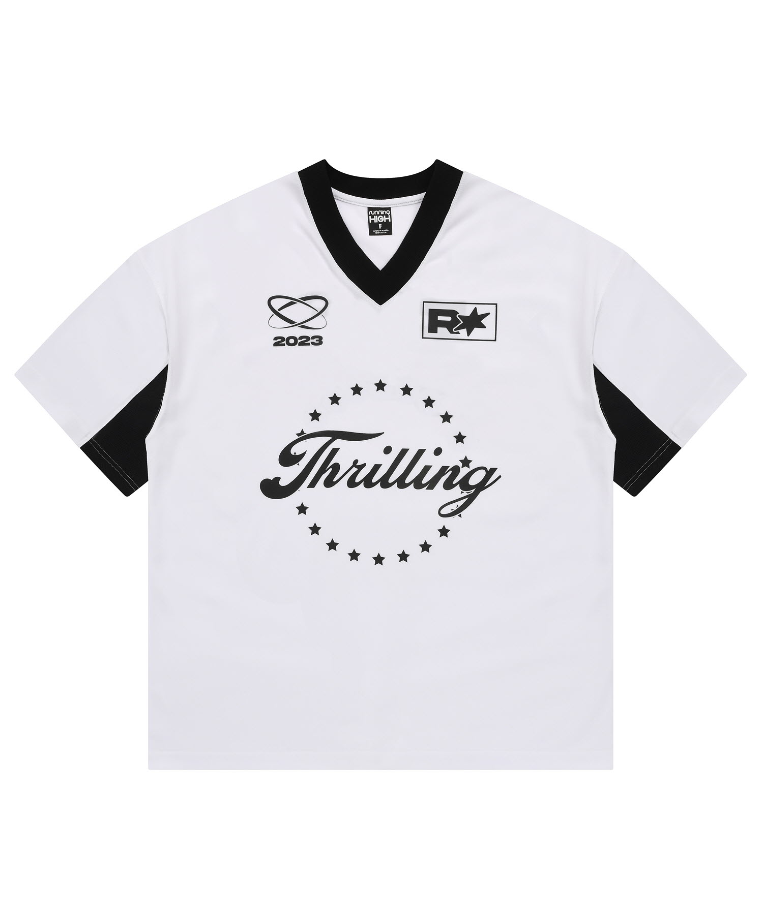 MOTOR CYCLE JERSEY H/S TOP [WHITE]