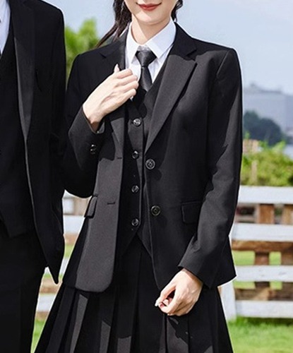 [대여] 투버튼 여자 블랙 자켓 교복 학생복♡
