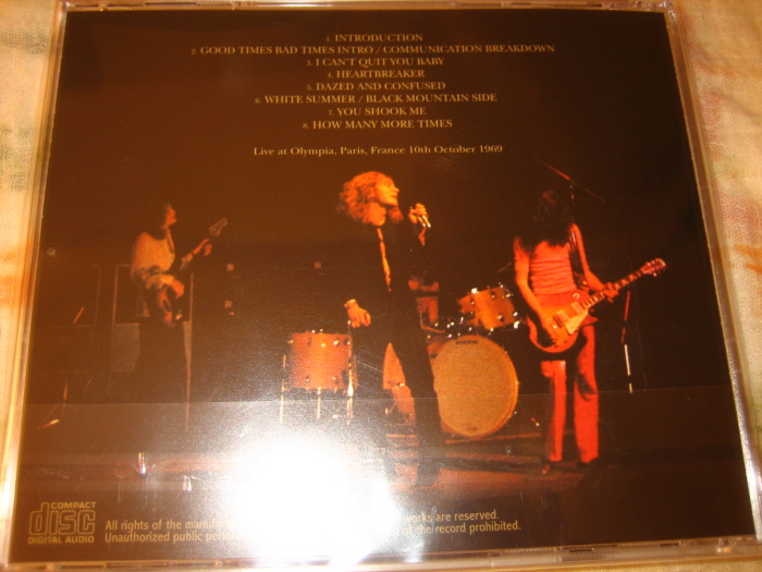 LED ZEPPELIN - OLYMPIA 1969 PRE-FM MASTER (1CD , BRAND NEW) - rzrecord