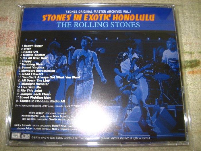 THE ROLLING STONES - STONES IN EXOTIC HONOLULU (1CD) - rzrecord