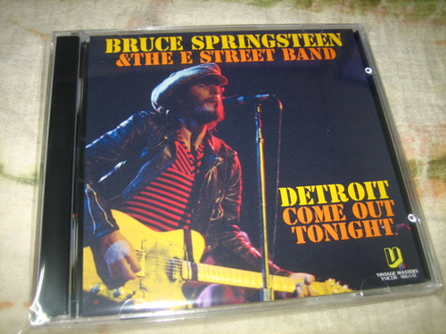 BRUCE SPRINGSTEEN - DETROIT COME OUT TONIGHT (2CD , BRAND NEW) - rzrecord