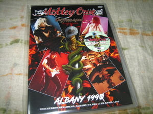 MOTLEY CRUE - ALBANY 1990 (1DVD + bonus DVD , BRAND NEW)