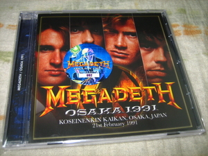 MEGADETH - OSAKA 1991 (1CD + bonus DVD , BRAND NEW)