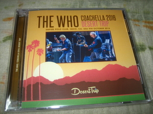 THE WHO - COACHELLA 2016 DESERT TRIP (2CD , BRAND NEW)