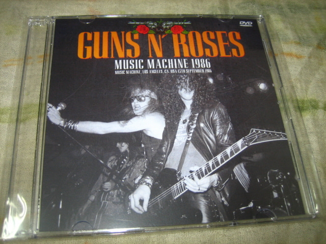 GUNS N' ROSES - MUSIC MACHINE 1986 (1DVD) - rzrecord