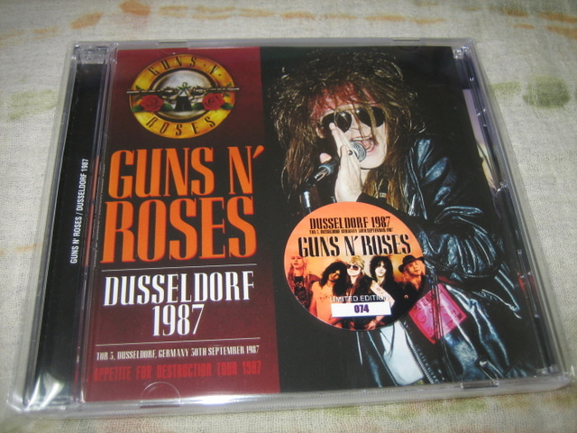 GUNS N' ROSES - DUSSELDORF 1987 (1CD + bonus CD , BRAND NEW) - rzrecord