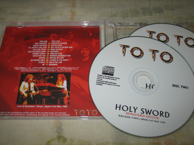 TOTO - BUDOKAN 1982 : STEREO SOUNDBOARD MIX (1DVD + bonus 2CD