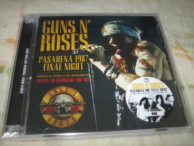 GUNS N' ROSES - PASADENA 1987 FINAL NIGHT (2CD , BRAND NEW) *PRE-ORDER* -  rzrecord
