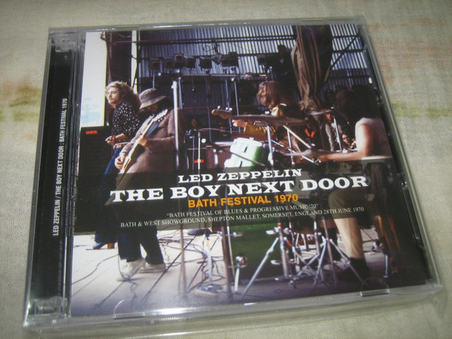 LED ZEPPELIN - THE BOY NEXT DOOR : BATH FESTIVAL 1970 (2CD + bonus CD ,  BRAND NEW) - rzrecord