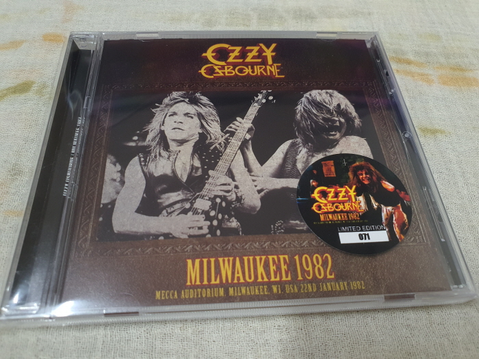 OZZY OSBOURNE - MILWAUKEE 1982 / 2ND PRESS (1CD + bonus CD