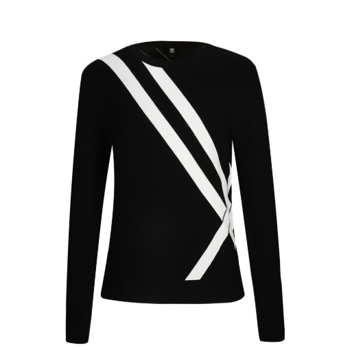 M NEW Signature Intarsia Sweater_BK